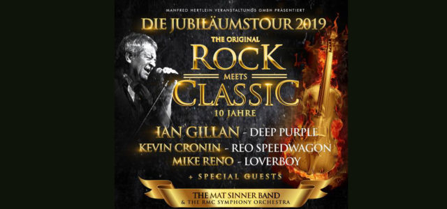 Rock meets Classic 2019. Die ersten Künstler und Termine stehen fest.