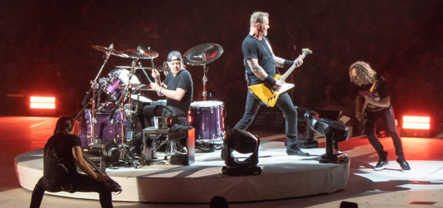 Metallica Europe 2019 auf Open-Air-Tour. Am 25.08.2019 auf dem Maimarkt in Mannheim