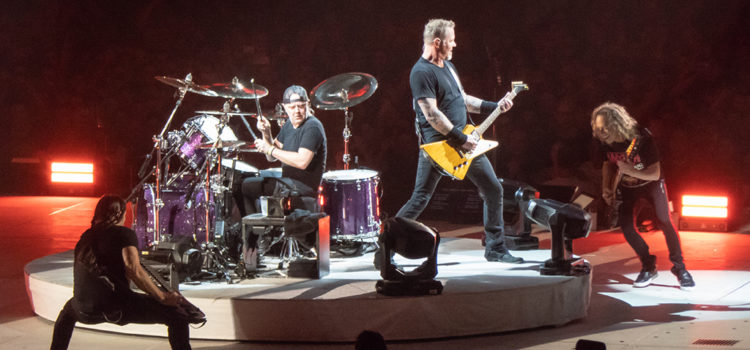 Metallica Europe 2019 auf Open-Air-Tour. Am 25.08.2019 auf dem Maimarkt in Mannheim