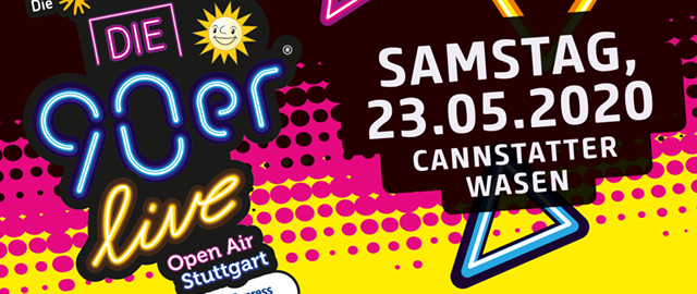 Die 90er Live 2020 in Stuttgart.