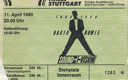 David Bowie – 11.04.1990 – Stuttgart – Schleyerhalle