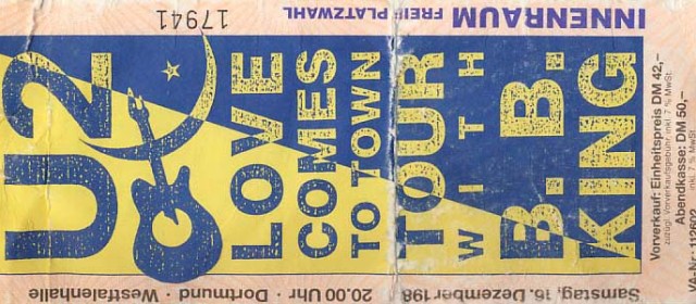 U2 – 16.12.1989 – Dortmund – Westfalenhalle