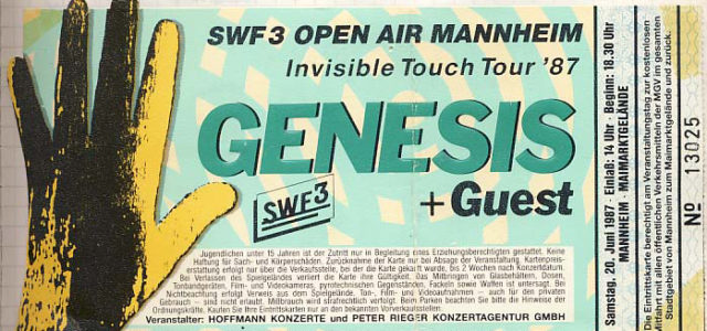 Genesis // 20.06.1987 // Mannheim // Maimarktgelände