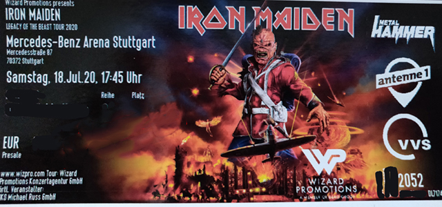 Iron Maiden Ersatztermine für 2022 stehen fest.