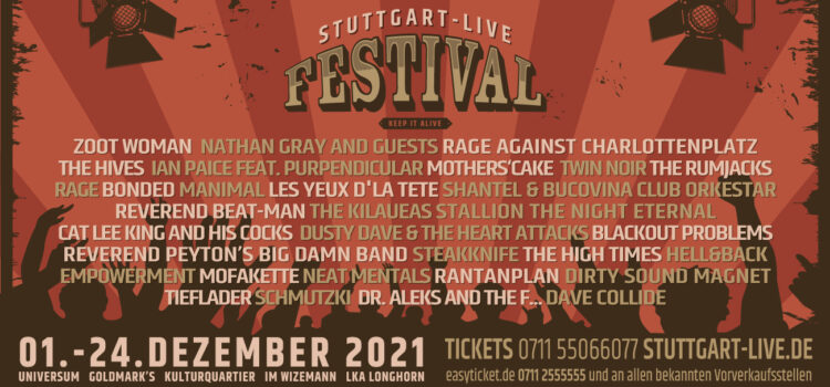 StuttgartLIVE Festival 1.-24. Dezemeber 2021